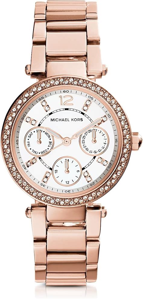 Michael Kors Women's MK5616 Pink Steel Watch 